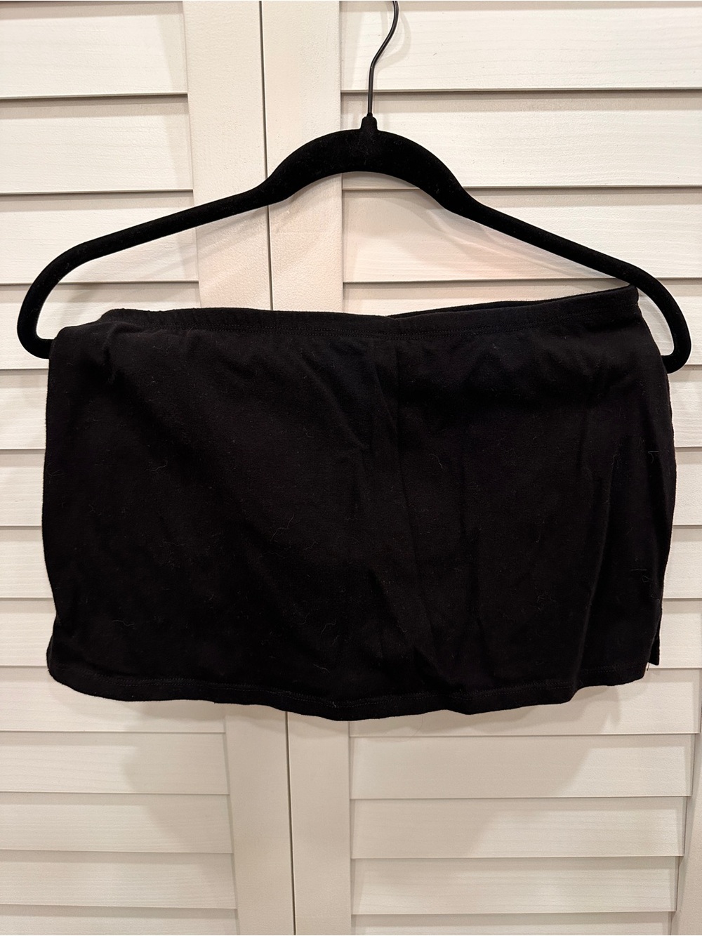 Out From under Black Women's Mini Skort- Classic Stretch Tube Skort size M
